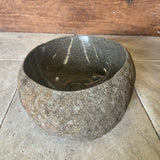 Handmade Natural Oval River Stone  Bathroom Basin  - PHM  2310008