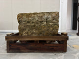Hand Chiselled Limestone Planter Pot - 240920 - 87x51x33cm