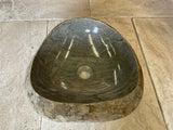 Handmade Natural Oval River Stone  Bathroom Basin  RVS2310074