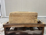 Hand Chiselled Limestone Planter Pot - 240914 - 82x56x32cm