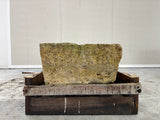 Hand Chiselled Limestone Planter Pot - 240919 - 82x51x27cm