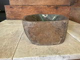Handmade Natural Oval River Stone  Bathroom Basin  - RM 2310081