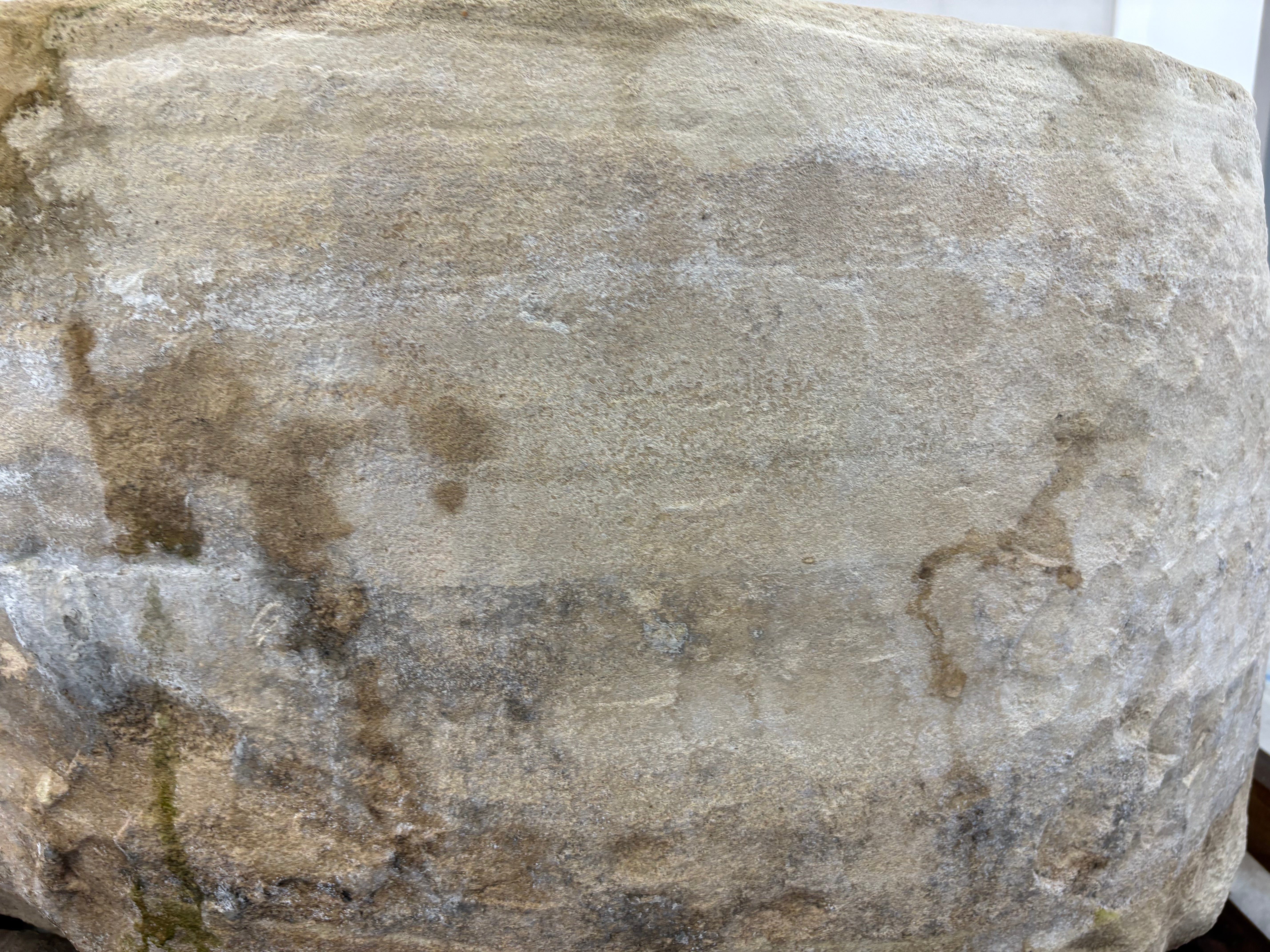 Hand Chiselled Limestone Planter Pot - 240904 - 81x63x44cm
