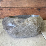 Handmade Natural Oval River Stone  Bathroom Basin  - PHM  2310001