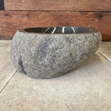 Handmade Natural Oval River Stone  Bathroom Basin  - RM 2310118
