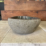Handmade Natural Oval River Stone  Bathroom Basin  - RM 2310118