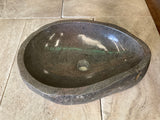 Handmade Natural Oval River Stone  Bathroom Basin  - RL 2310061