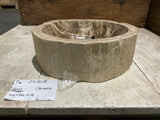 Natural Handmade Petrified Ash Basin - FS 2310008