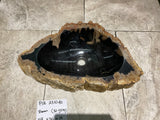 Natural Handmade Petrified Wood Basin - FSB 231040