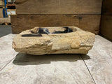 Natural Handmade Petrified Wood Basin - FSB 231009