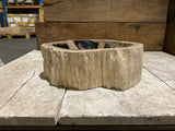 Natural Handmade Petrified Wood Basin - FSB 231010