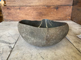 Handmade Natural Oval River Stone  Bathroom Basin  RVS 2310066