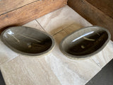 Handmade Natural Oval River Stone Bathroom Basin - Twin Set RL2306007