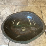 Handmade Natural Oval River Stone  Bathroom Basin  RM 2306096