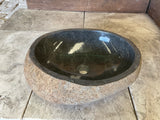 Handmade Natural Oval River Stone  Bathroom Basin  RM 2310053