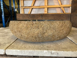 Handmade Natural Oval River Stone  Bathroom Basin  RM 2310053