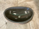 Handmade Natural Oval River Stone  Bathroom Basin  RM 2409140