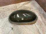 Handmade Natural Oval River Stone  Bathroom Basin  RM 2409140