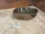 Handmade Natural Oval River Stone  Bathroom Basin  RM 2409106