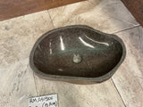 Handmade Natural Oval River Stone  Bathroom Basin  RM 2409106