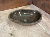 Handmade Natural Oval River Stone  Bathroom Basin  RM 2409106