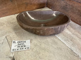 Handmade Natural Oval River Stone  Bathroom Basin  RL 240924