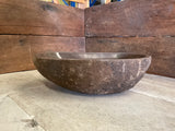 Handmade Natural Oval River Stone  Bathroom Basin  RL 240924