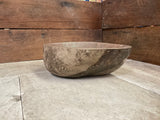 Handmade Natural Oval River Stone  Bathroom Basin  RM 2409086