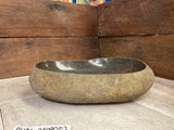 Handmade Natural Oval River Stone  Bathroom Basin  RVM 2409057