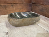 Handmade Natural Oval River Stone  Bathroom Basin  RM 2409029