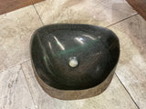 Handmade Natural Oval River Stone  Bathroom Basin  RVS 2409020