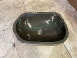 Handmade Natural Oval River Stone  Bathroom Basin  RM 2409144