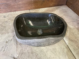 Handmade Natural Oval River Stone  Bathroom Basin  RM 2409144