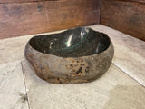 Handmade Natural Oval River Stone  Bathroom Basin  RVS 2409063