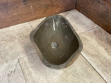 Handmade Natural Oval River Stone  Bathroom Basin  RM 2409137