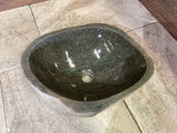 Handmade Natural Oval River Stone  Bathroom Basin  RM 2409060