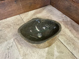 Handmade Natural Oval River Stone  Bathroom Basin  RM 2409060