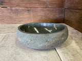 Handmade Natural Oval River Stone  Bathroom Basin  RS 2409050