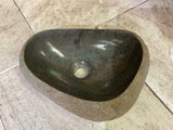 Handmade Natural Oval River Stone  Bathroom Basin  RS 2409081