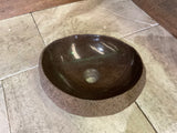 Handmade Natural Oval River Stone  Bathroom Basin  RVS 2409085