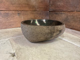 Handmade Natural Oval River Stone  Bathroom Basin  RS 2409025