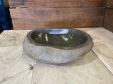 Handmade Natural Oval River Stone  Bathroom Basin  RM 2409083