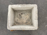 Hand Chiseled Limestone Planter Box - 62 x 52 x 41 cm