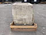 Hand Chiseled Limestone Planter Box - 53 x 49 x 59 cm
