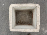 Hand Chiseled Limestone Planter Box - 53 x 49 x 59 cm
