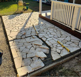 Classic Travertine Cream Crazy Paver Loose Stone Travertine