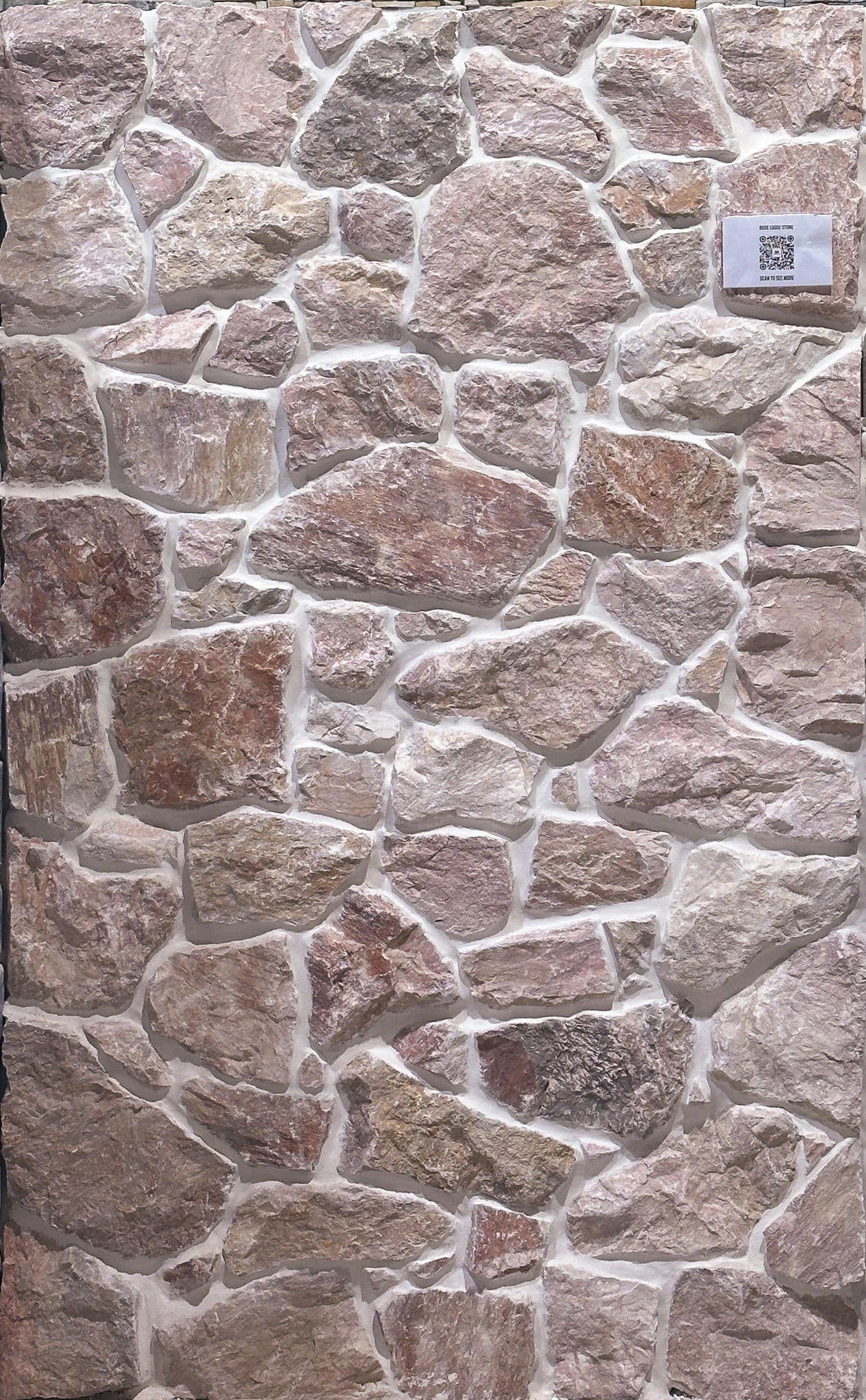 European Stone Wall Cladding Free Form Loose Stone - Rose