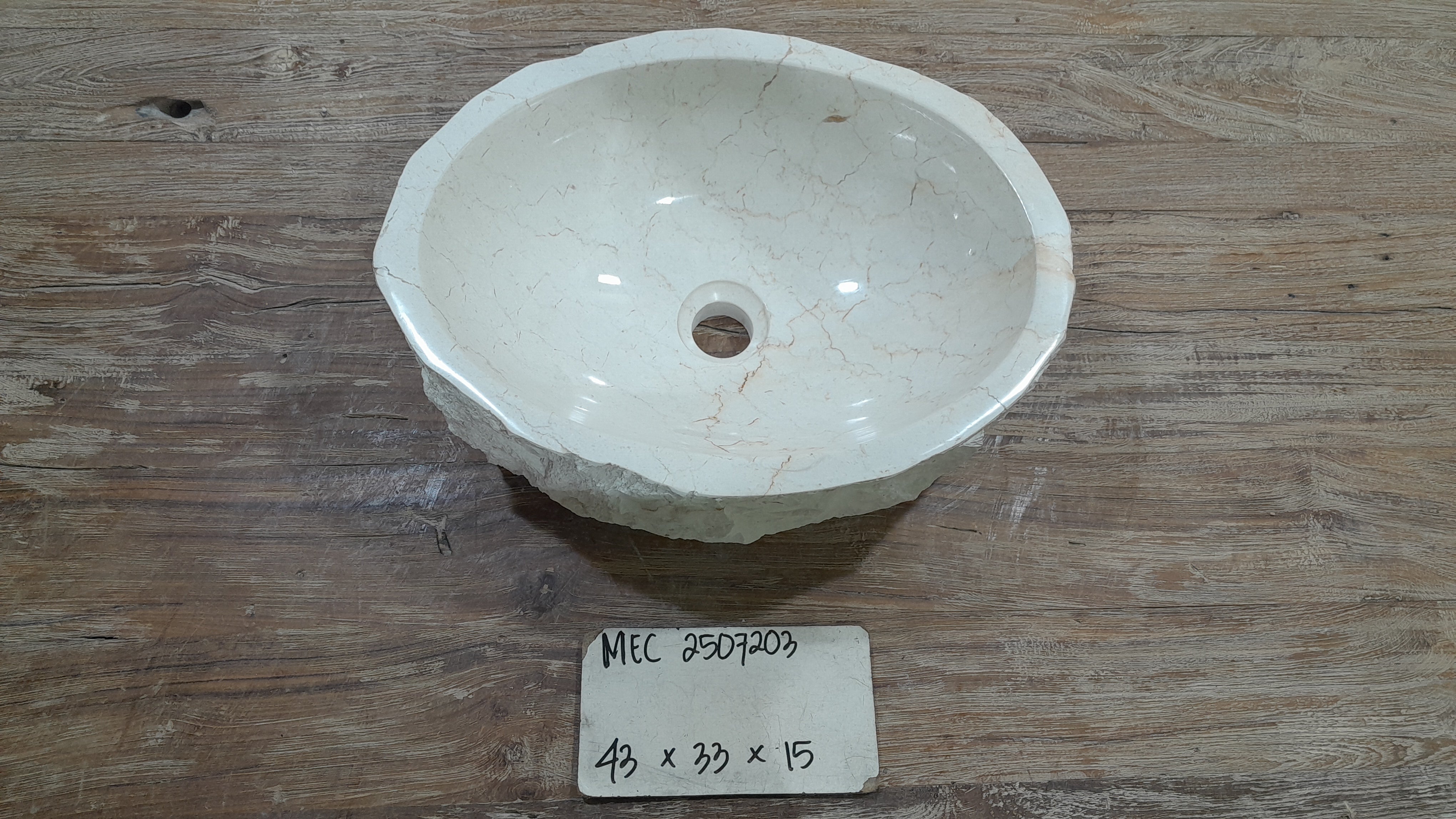 Classica: Natural Marble Mount Basins MEC3