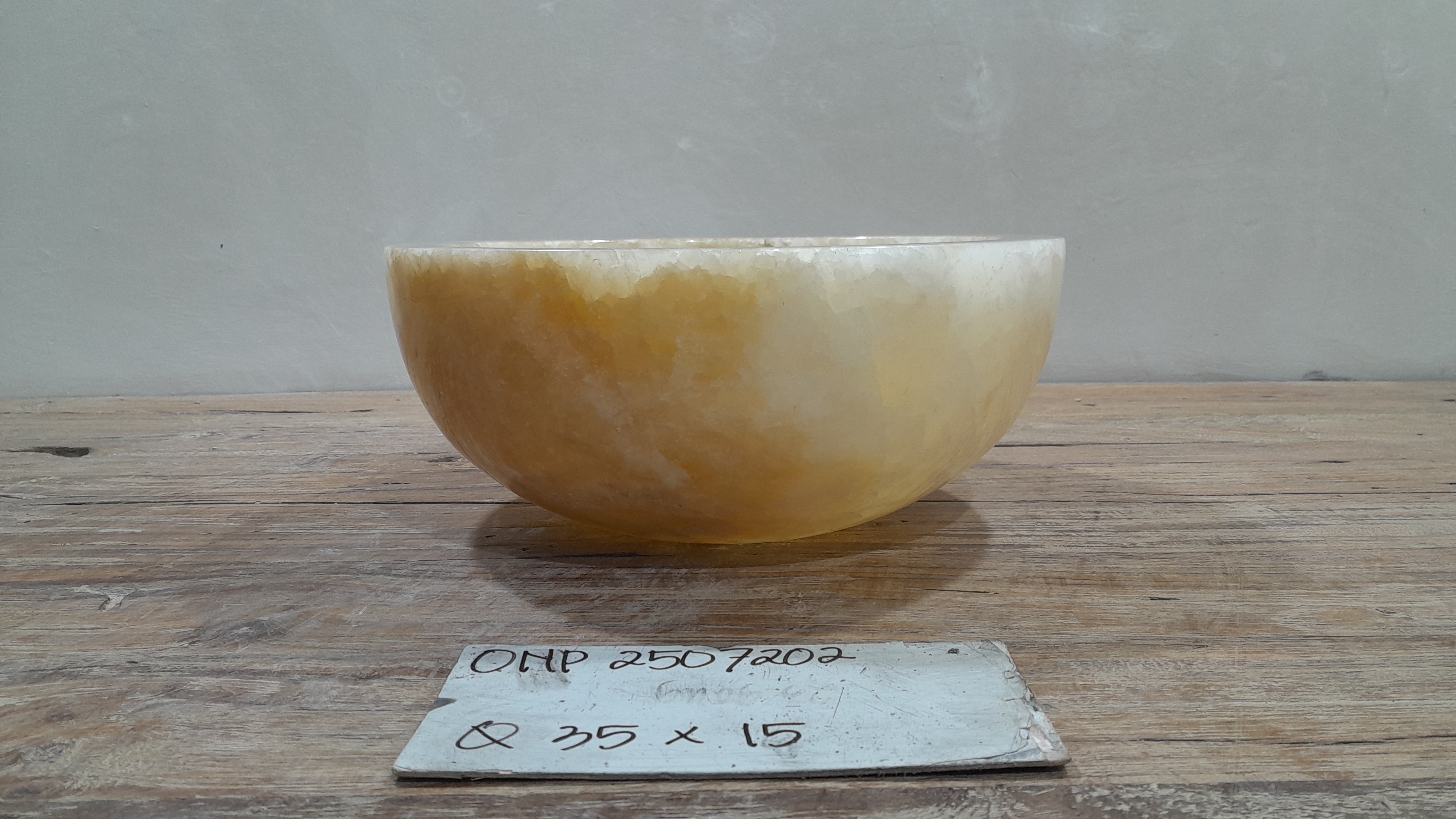Natural Handmade Onyx Stone Bathroom Basin - ONP2