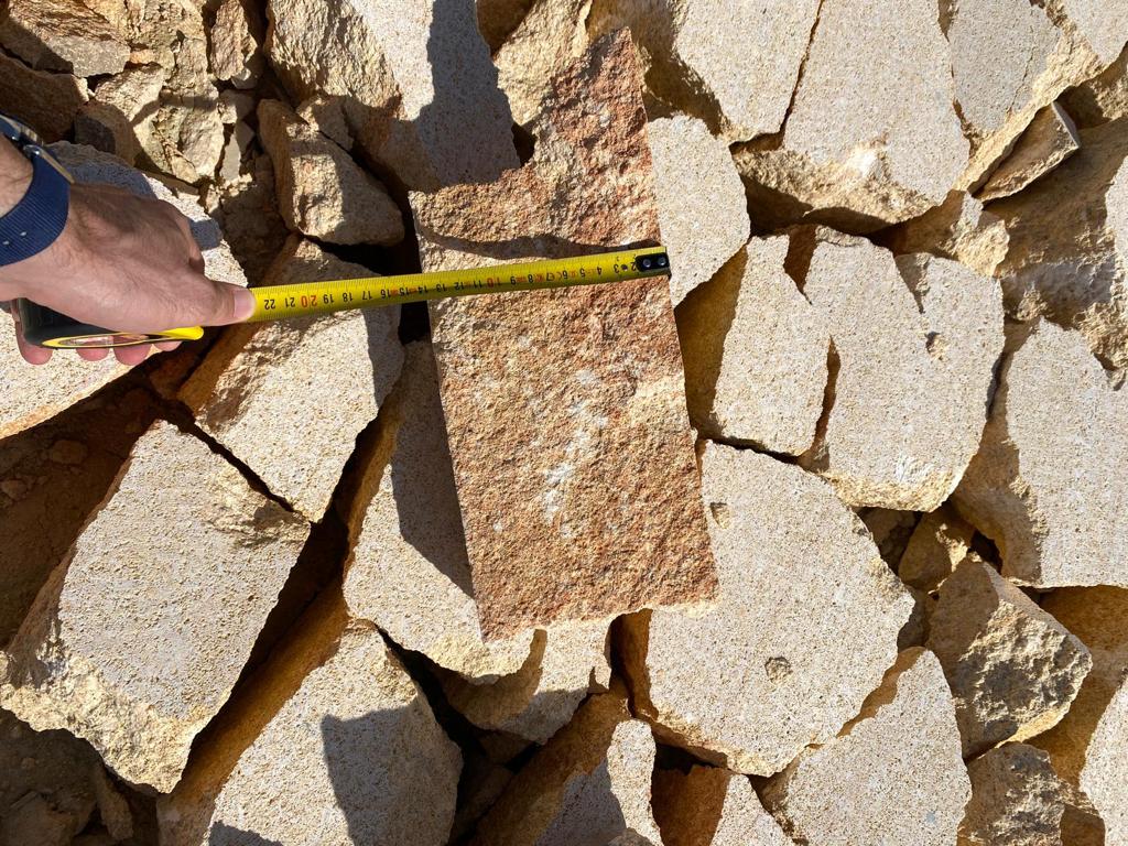 European Stone Wall Cladding Free Form Loose Stone - Fossil